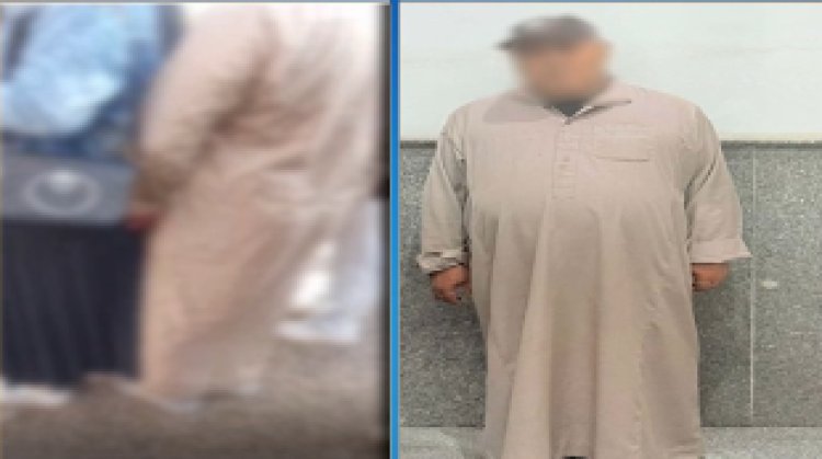 القبض على مزارع مسن ظهر فى فيديو يتحرش بفتاة