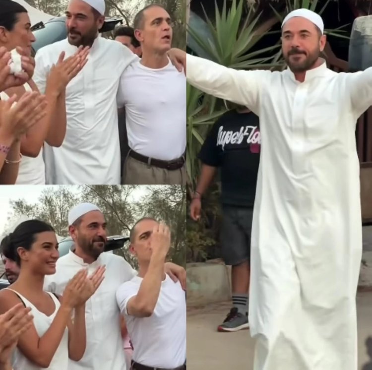 بحضور توبا..  أحمد عز يحتفل بعيد ميلاده فى كواليس «الأمير»
