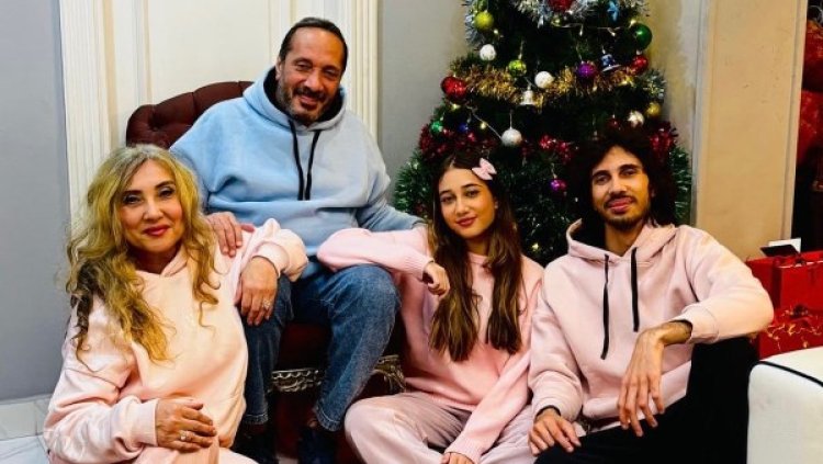 علي الحجار يحتفل بالعام الجديد مع عائلته