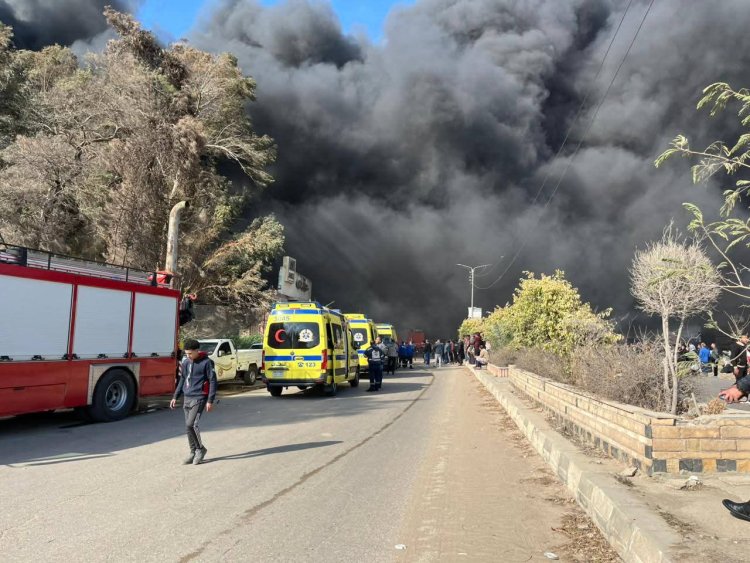 حريق بمصنع في طلخا.. واستنفار أمني وإسعافي للسيطرة على النيران