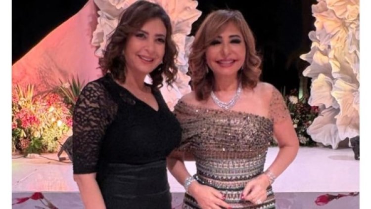 منال سلامة تهنئ لميس الحديدي بخطوبة نجلها نور عمرو أديب