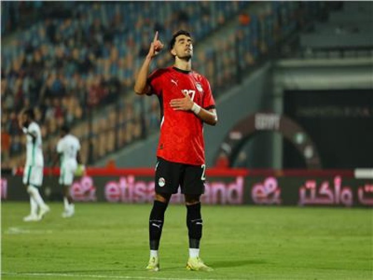 الشوط الأول.. تعادل مصر ونيجيريا (1-1) وديا