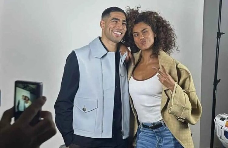 الحب يجمع أشرف حكيمي وعارضة أزياء من أصول مصرية.. القصة الكاملة