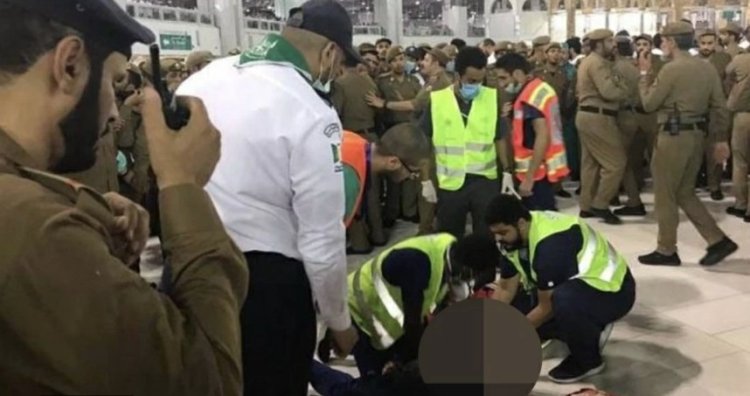 أمن المسجد الحرام يباشر واقعة إلقاء شخص نفسه من أحد الأدوار العلوية