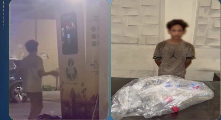 ضبط طفل جمع قمامة سرق عبوات بلاستيكية من ماكينة تدوير بالدقي.. وإيداعه بدار رعاية