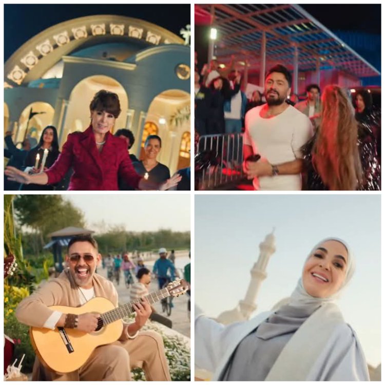 اجتماع العمالقة.. تامر حسني وإبراهيم عيسى وأيمن عباس في أضخم إعلان لـ العاصمة الإدارية