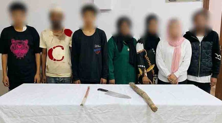 مشاجرة بسبب معاكسة سيدة.. ضبط 7 أشخاص في واقعة فيديو متداول بأكتوبر