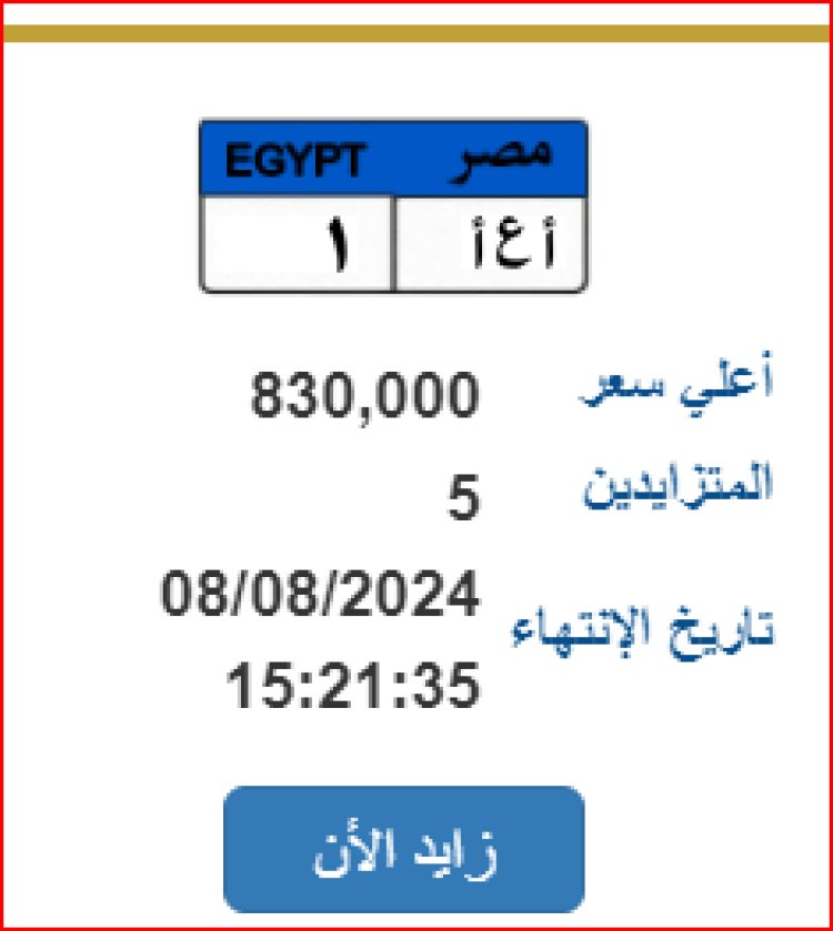 طرح 4 لوحات معدنية جديدة مميزة في مزاد علني.. صور