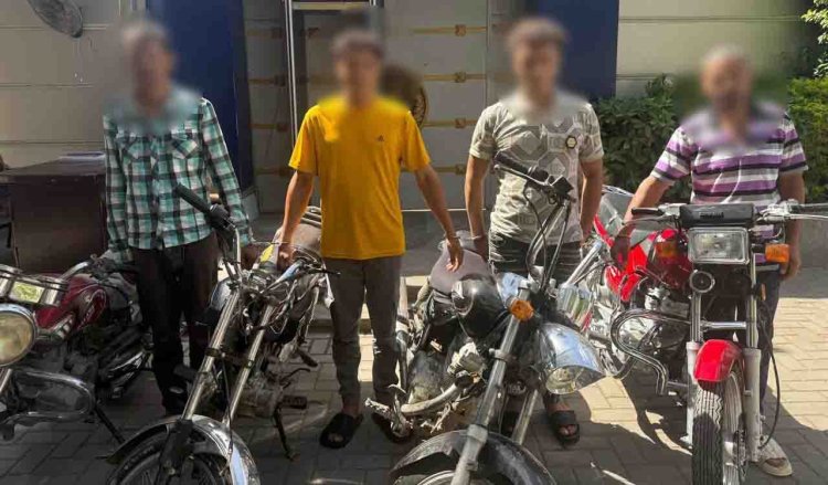 ضبط تشكيلات وعناصر إجرامية تورطت في سرقة متاجر وهواتف ودراجات نارية