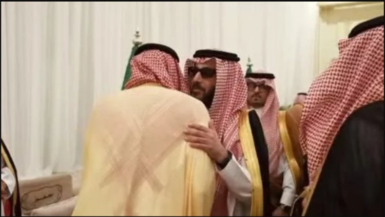 المستشار تركي آل الشيخ يحتفل بعقد قران شقيقته