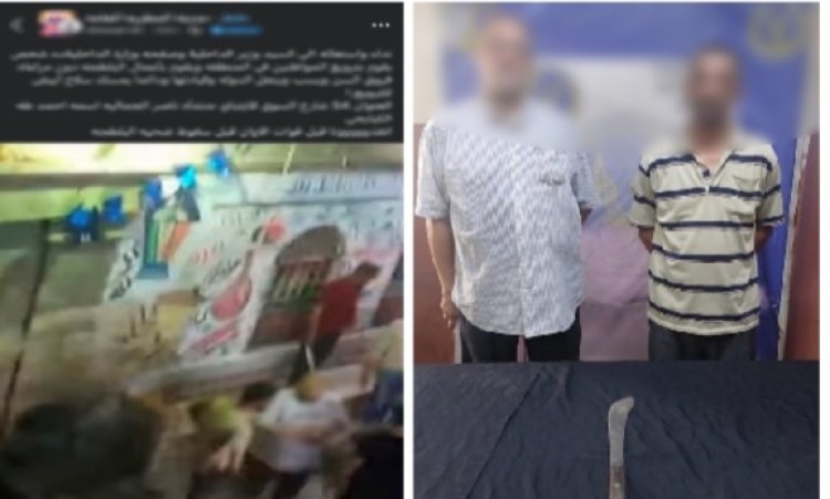 الداخلية تضبط طرفي مشاجرة بين شقيقين بمنشأة ناصر بعد فيديو "بلطجة وسلاح أبيض"