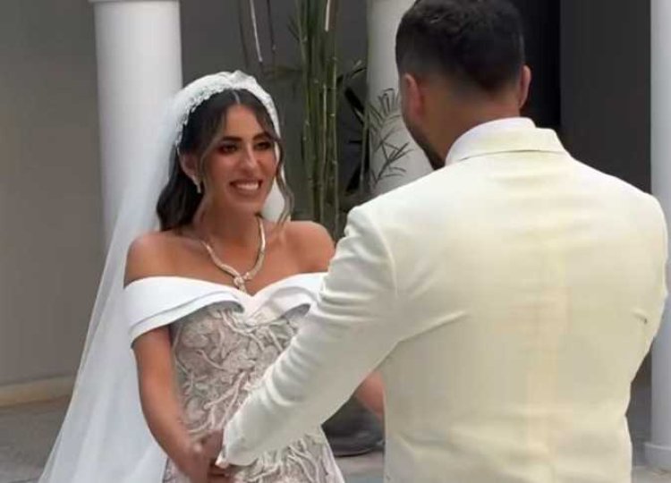 الصور الأولى من حفل زفاف منة القيعي ويوسف حشيش