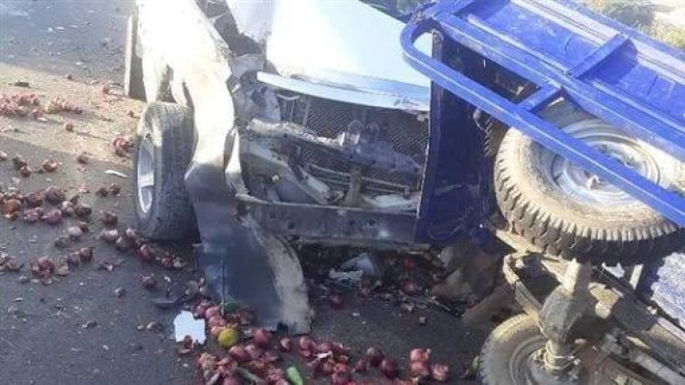 مصرع وإصابة 7 أشخاص فى حادث تصادم مروع بالعياط