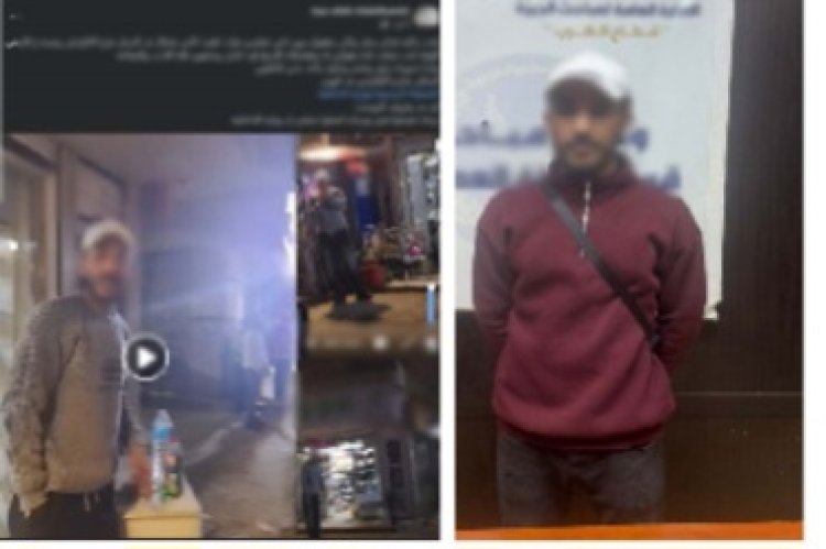 القبض على صاحب محل لقيامه بتفريغ إطار سيارة سيدة بالعمرانية 