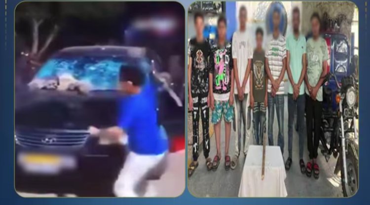 الداخلية تكشف ملابسات فيديو التعدي على سيارة ملاكي ببني سويف وتنفي واقعة علم فريق منافس  