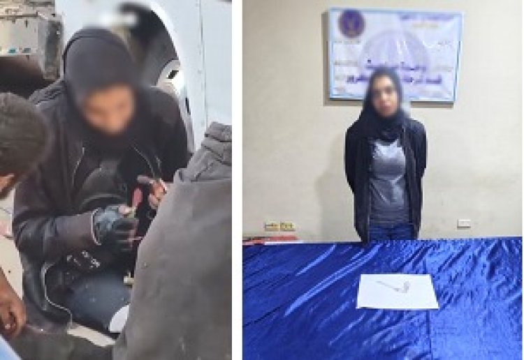 ضبط سيدة ظهرت في فيديو تتعاطى "الأيس" بأحد شوارع بولاق الدكرور 