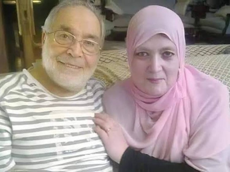 شمس البارودي تبكي أمام قبر حسن يوسف ونجلهما عبد الله في ذكرى رحيله الثالثة: "بعافر عشان أعيش من غيركم"