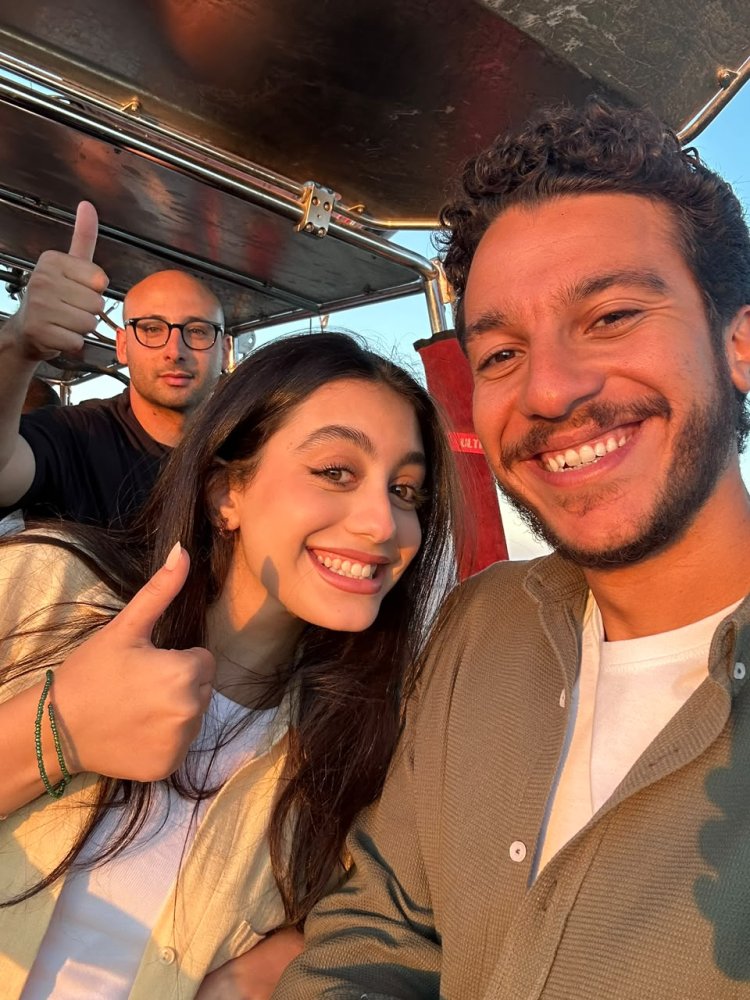 ياسمينا العبد من كواليس فيلمها ولا كان على البال