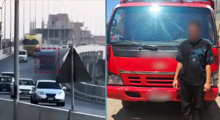 القبض على سائق لسيره عكس الإتجاه أعلى كوبرى جنجرة بالقليوبية