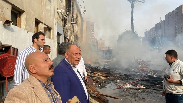 السيطرة على حريق ستوديو مصر بالمريوطية
