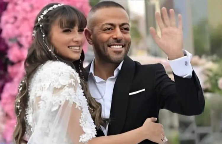 نانسي نور تحتفل بعيد ميلادها مع زوجها تامر عاشور
