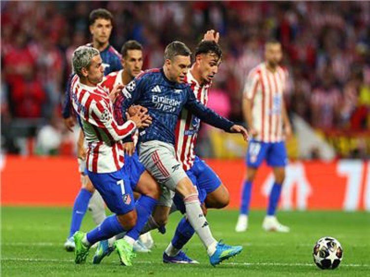 بركلتي جزاء.. تعادل أرسنال وأتلتيكو مدريد في ذهاب نصف نهائي دوري الأبطال