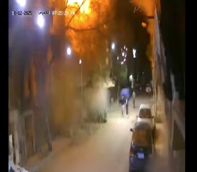 مصرع وإصابة 4 أشخاص وتضرر 3 عقارات وسيارتين في انفجار ماسورة غاز بإمبابة