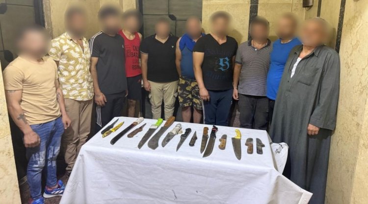 القبض على المتهمين بواقعة التشاجر بأسلحة بيضاء بمنشأة ناصر