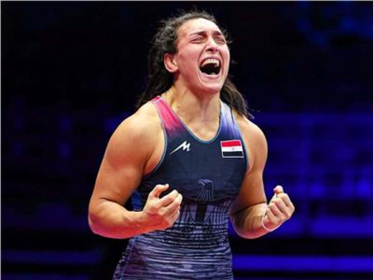 سمر حمزة تتوج بذهبية المصارعة في دورة ألعاب البحر المتوسط