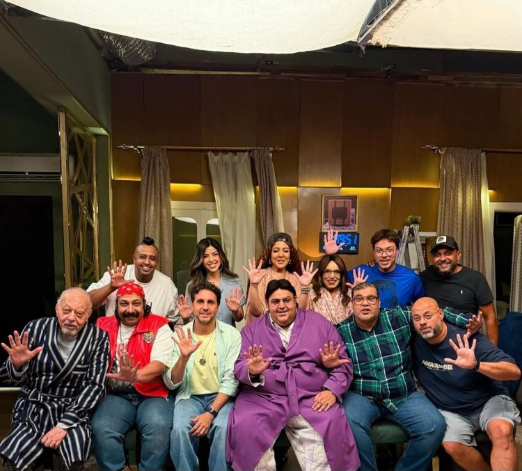 ​«راجعين وبقوة».. ميرنا جميل وشيكو يشعلان حماس الجمهور بكواليس «اللعبة 5»