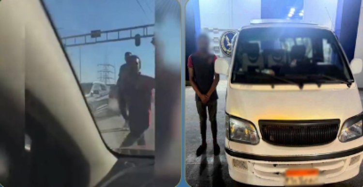 ضبط سائق ميكروباص حاول فتح أبواب سيارة والتعدي على أسرة بالإسكندرية بعد حادث تصادم