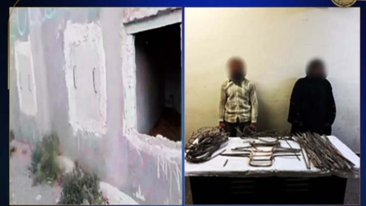 القبض على عاطل وتاجرة خردة لسرقتهم مقابر الشرقية 