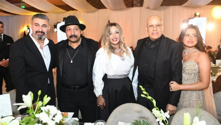 نجوم الفن وكبار الشخصيات يحتفلون بزفاف ابنة المنتج محمد الشريف