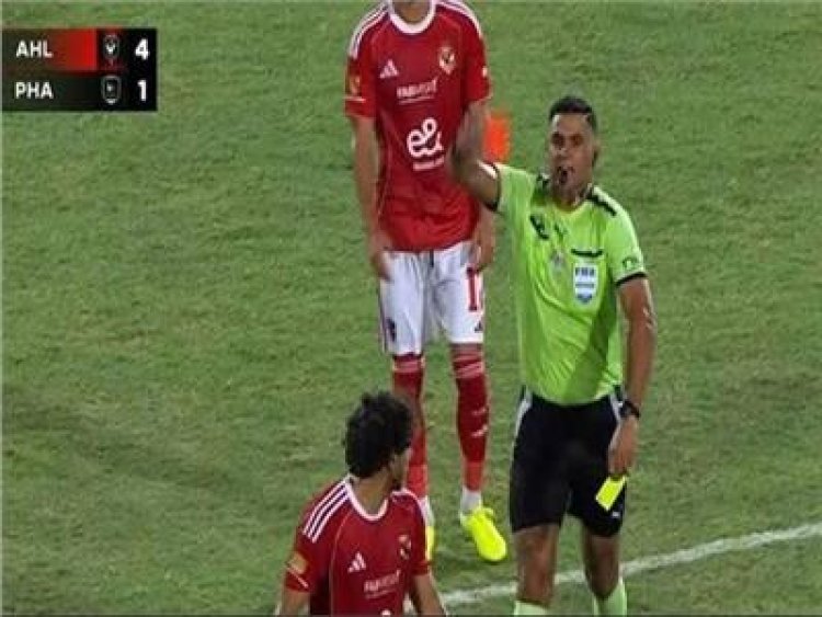 بسبب طرد محمد هاني.. تحرك رسمي من الأهلي ضد الحكم محمد معروف