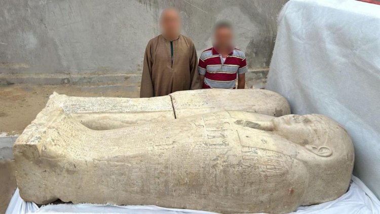 ضبط تابوت أثري بحوزة شخصين بسوهاج بقصد الإتجار
