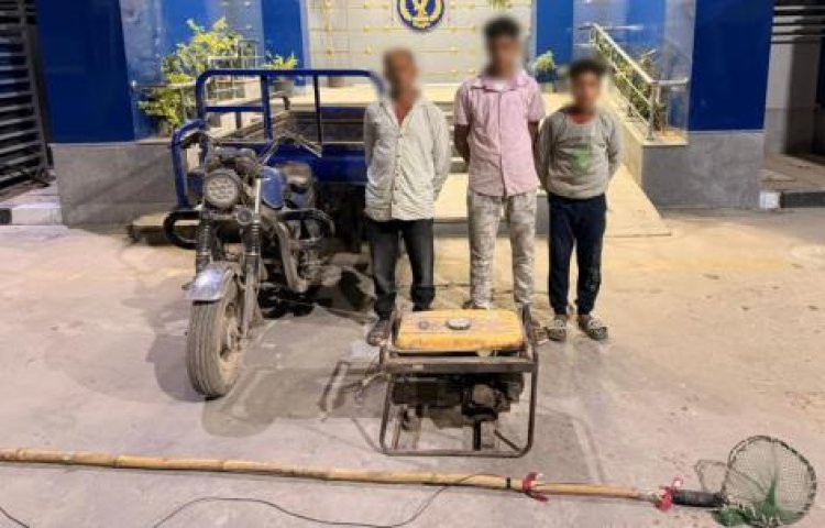 الأمن يكشف ملابسات فيديو صيد أسماك بالصعق الكهربائي بالفيوم وضبط المتورطين