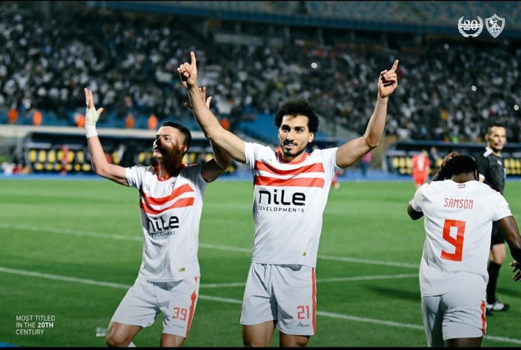 خلال رحلة التأهيل.. أحمد حمدي يؤازر لاعبي الزمالك في الرياض