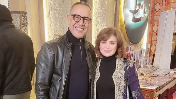 إلهام شاهين توجه رسالة لـ أشرف عبد الباقي