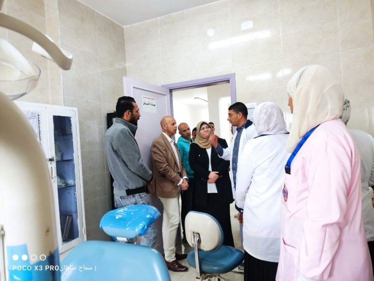 وكيل وزارة الصحة بالشرقية يتفقد الخدمات الطبية بالمركز الطبي بالحسينية