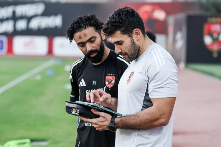 حسين الشحات يخوض المرحلة الأخيرة من التأهيل في مران الأهلي