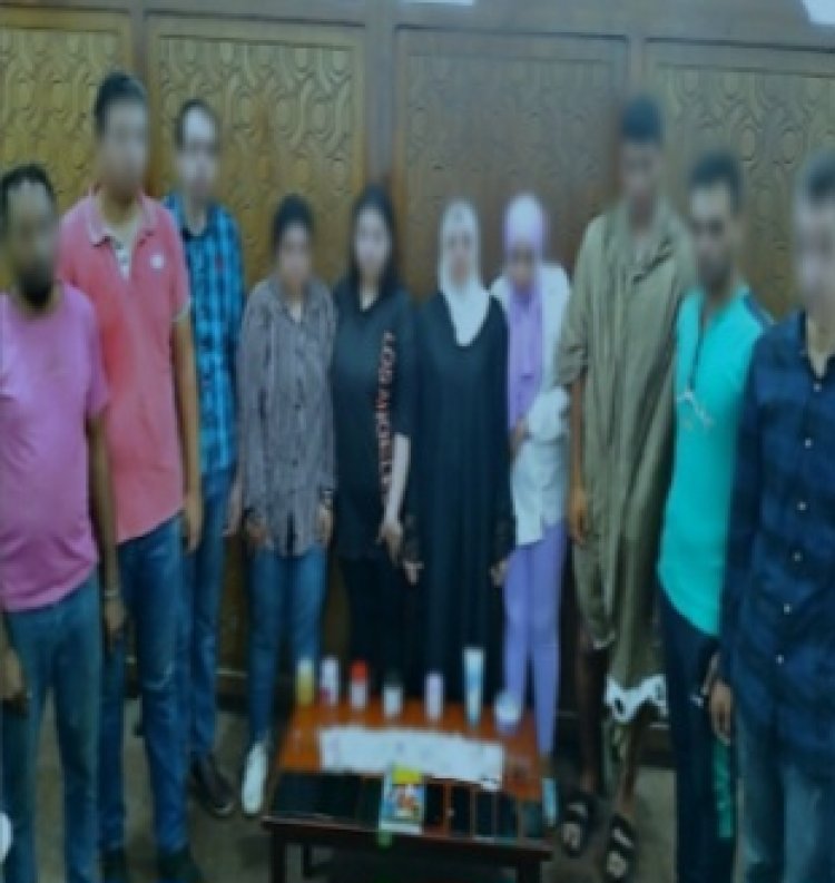 القبض على 4 سيدات و5 رجال داخل مركز مساج بالإسكندرية