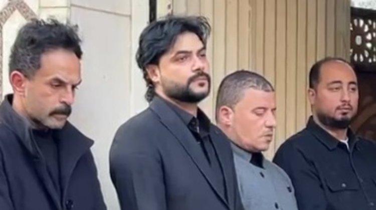 السيناريست محمود حمدان يستقبل عزاء والده بمسجد الحامدية الشاذلية