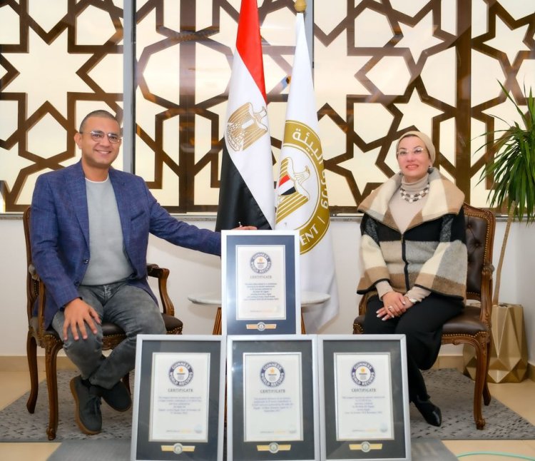 وزيرة البيئة تستقبل المغامر المصري على عبده لبحث دعم مبادرة «الرحلة 2030»