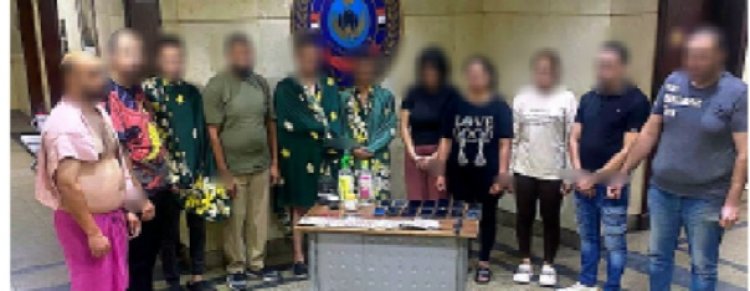 ضبط نادى صحي لممارسة الأعمال المنافية للآداب بالقاهرة