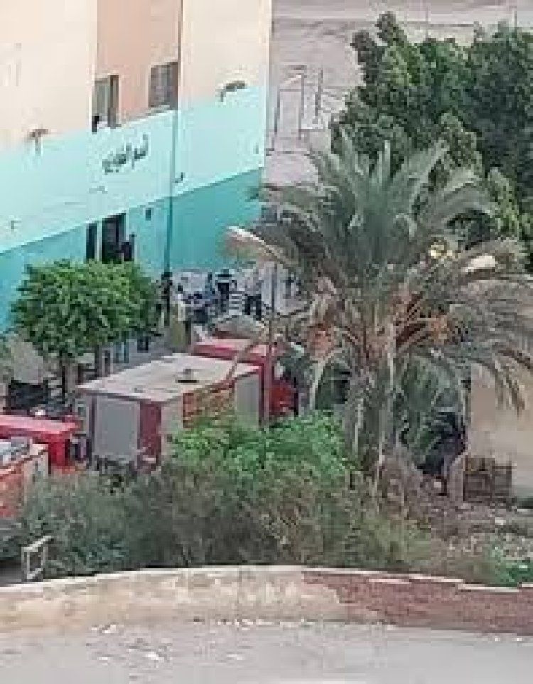 إخماد حريق شب فى قسم الرعاية المركزة بمستشفى حلوان