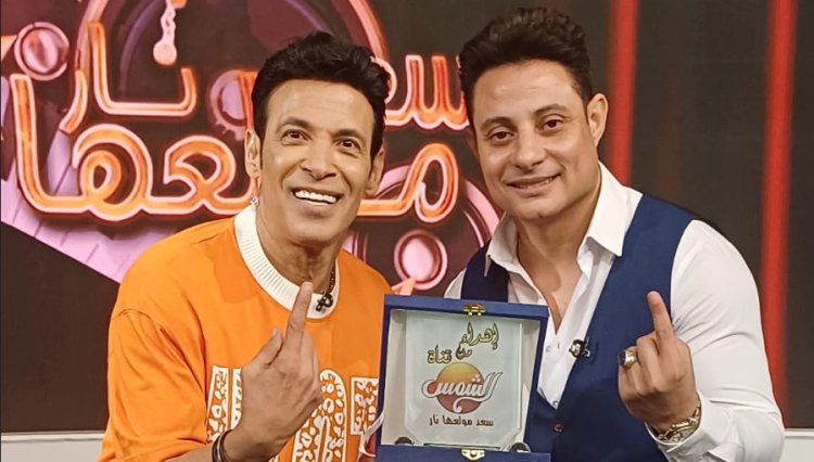 سعد الصغير يستضيف المطرب حسن عبد المنعم في سعد مولعها نار 