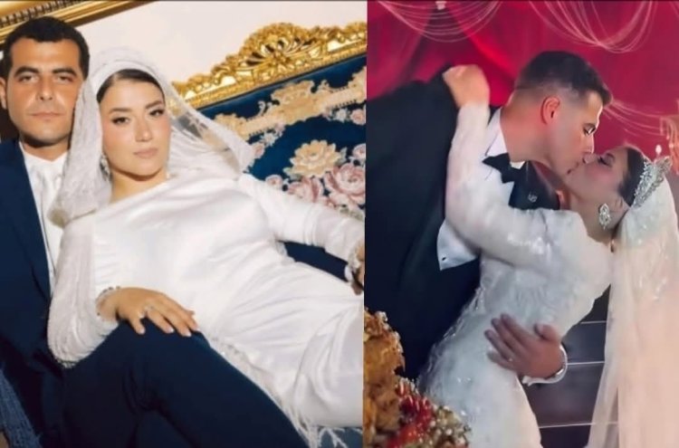 نكدوا على العروسة والعريس.. انتقادات لزفاف ابنة هبة قطب