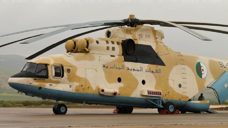 تحطم مروحية جزائرية ومصرع طاقمها.. والسلطات تفتح تحقيقا في الحادث