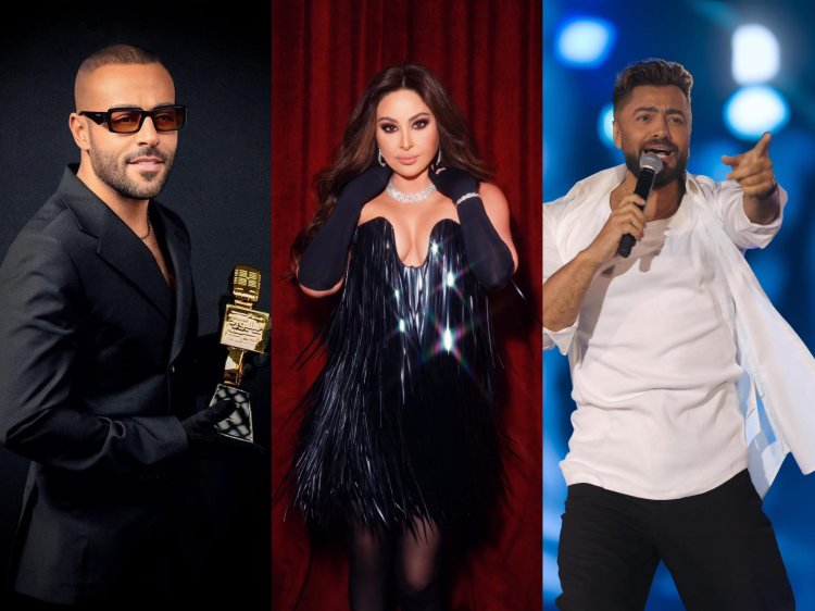 حفلات رأس السنة على شاشات التليفزيون.. تامر حسني وإليسا وتامر عاشور يتصدرون السهرة