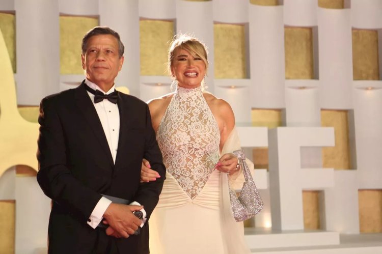 إيناس الدغيدي وزوجها أبرزهم.. الثنائيات تشعل حفل افتتاح مهرجان الجونة السينمائي2025
